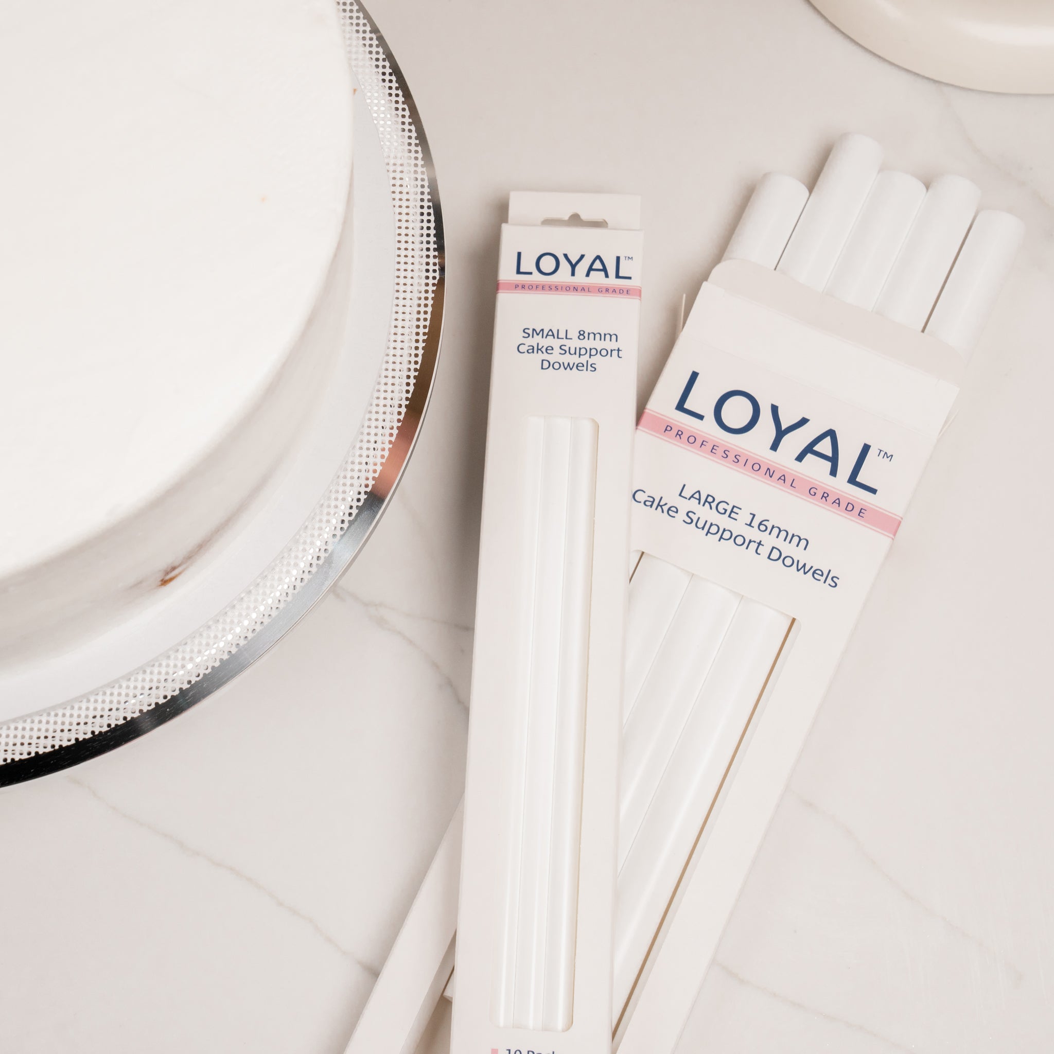 LOYAL Cake Dowel Heavy Duty Small 10 Piece 8 x 300mm