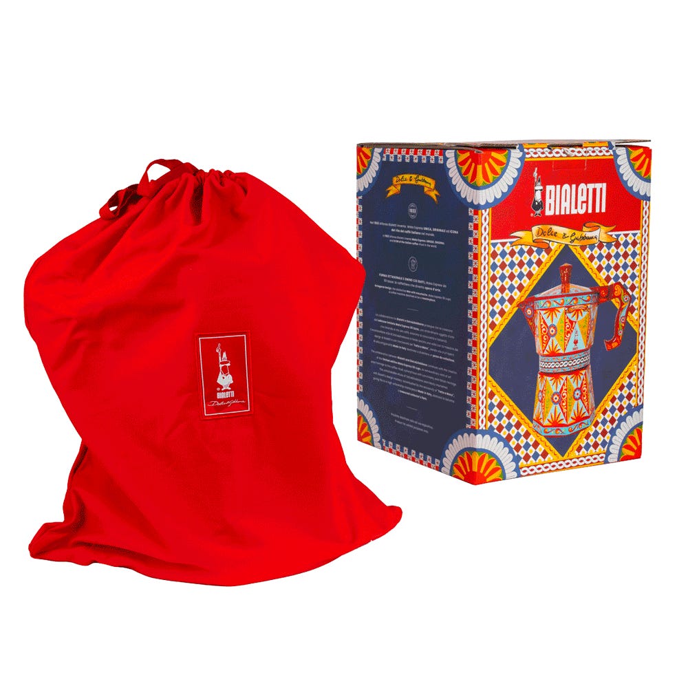 Bialetti Dolce & Gabbana Red Moka Express 50 Cup Display Edition (Collector’s Model)