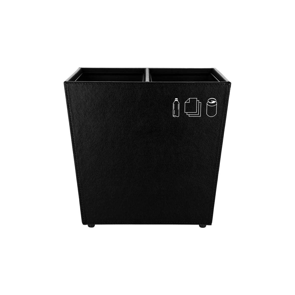 Noble & Price Recycle Waste Bin Black 2x3.8L