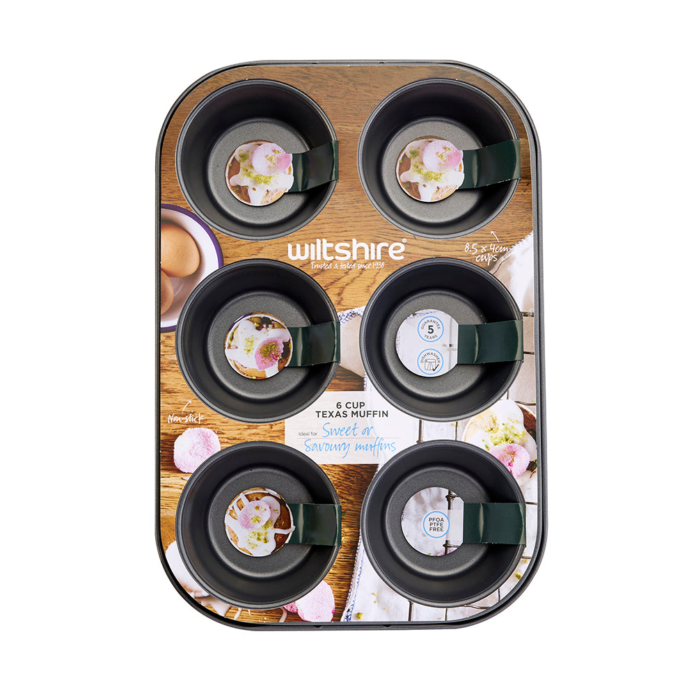 Wiltshire Easybake 6 Cup Texas Muffin Pan