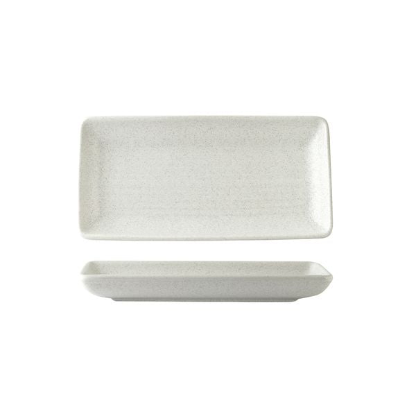 Zuma Frost Ribbed Rectangular Platter (220x100mm)