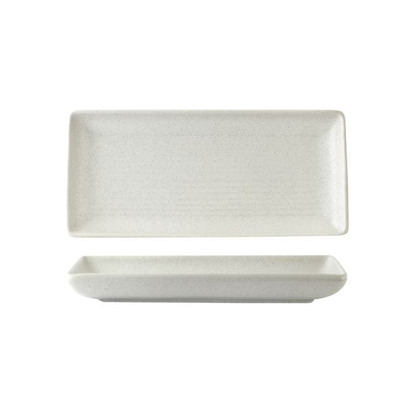 Zuma Frost Ribbed Rectangular Platter (250x125mm)