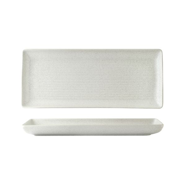 Zuma Frost Ribbed Rectangular Platter (335x140mm)