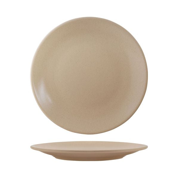 Zuma Sand Round Coupe Plate (230mm Ø)