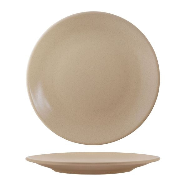 Zuma Sand Round Coupe Plate (285mm Ø)