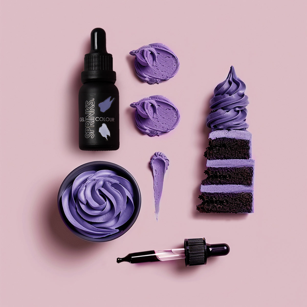 Sprinks Grape Gel Colour 15ml