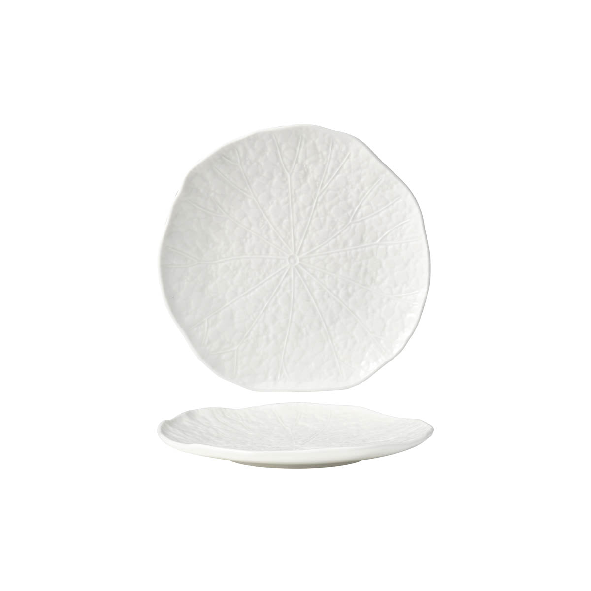 Tablekraft Fusion Lotus Coupe Plate 255mm White
