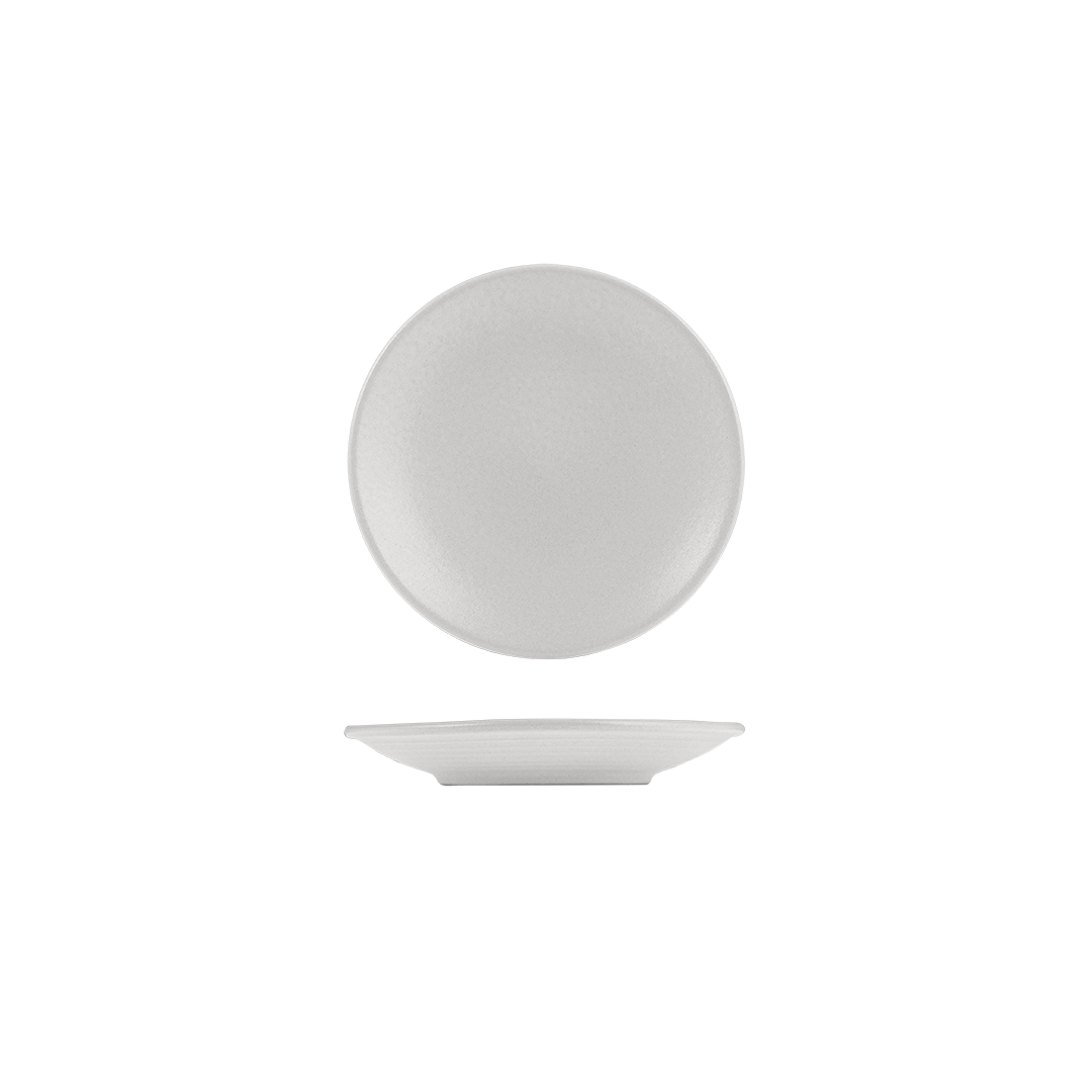 Zuma Pearl Aspen Round Coupe Plate (180mm Ø)