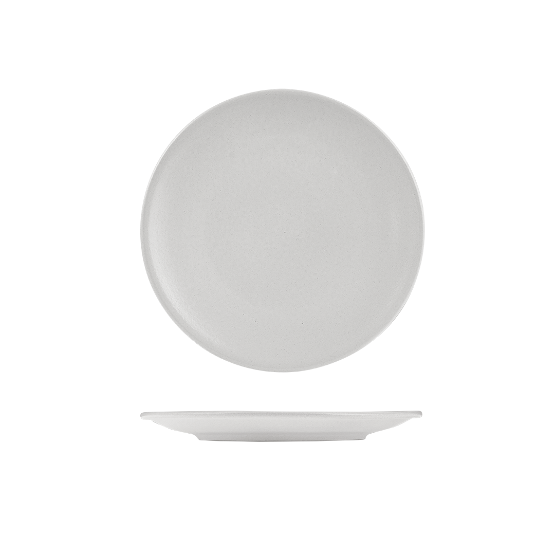 Zuma Pearl Aspen Round Coupe Plate (230mm Ø)