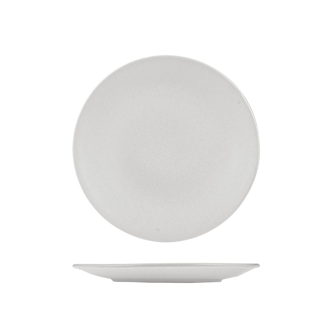 Zuma Pearl Aspen Round Coupe Plate (285mm Ø)