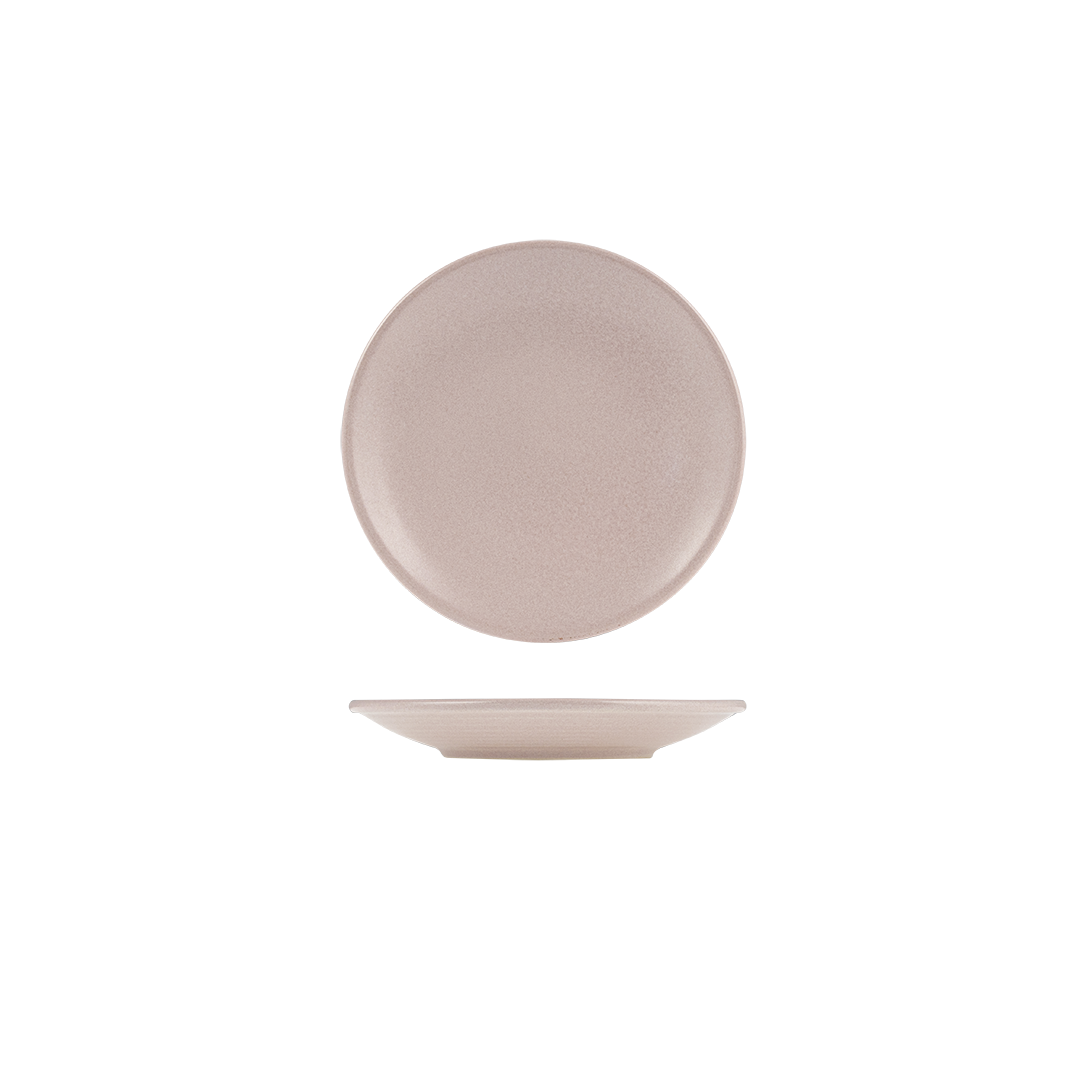 Zuma Pearl Blush Round Coupe Plate (180mm Ø)