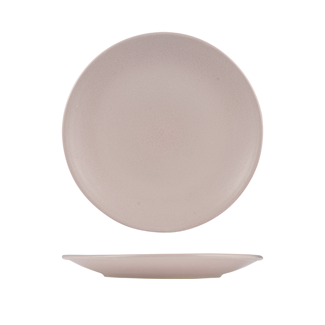 Zuma Pearl Blush Round Coupe Plate (310mm Ø)
