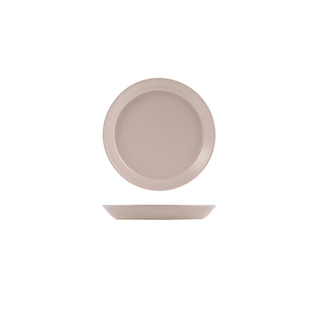 Zuma Pearl Blush Round Tapered Plate (170mm Ø 24mm H)