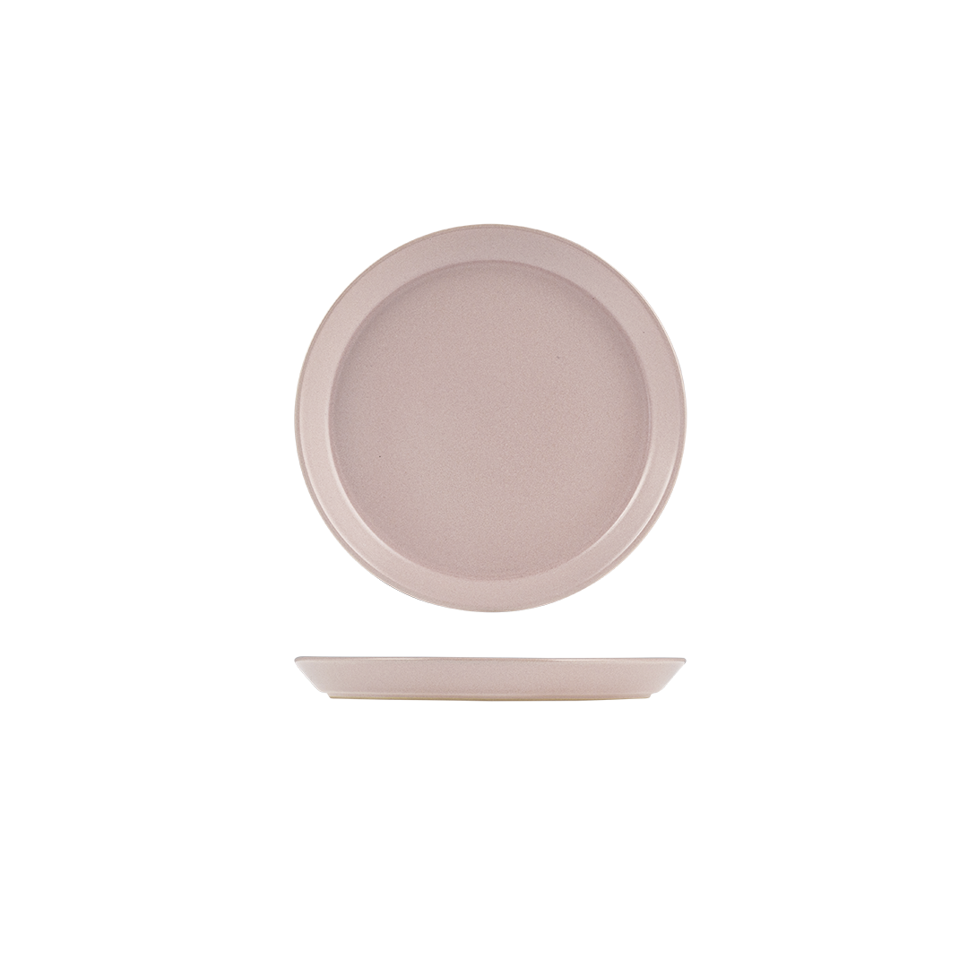 Zuma Pearl Blush Round Tapered Plate (200mm Ø 24mm H)