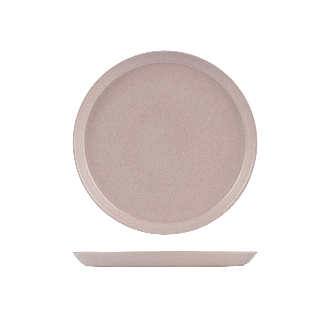 Zuma Pearl Blush Round Tapered Plate (280mm Ø 24mm H)