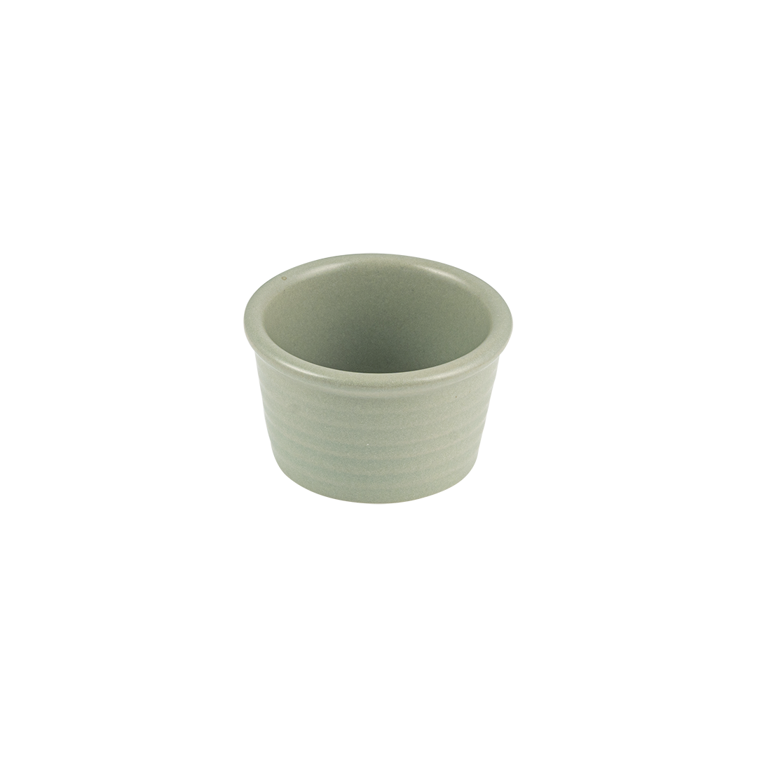Zuma Pearl Pistachio Ribbed Ramekin (85mm Ø 50mm H)
