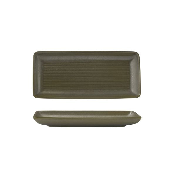 Zuma Cargo Ribbed Rectangular Platter (220x100mm)
