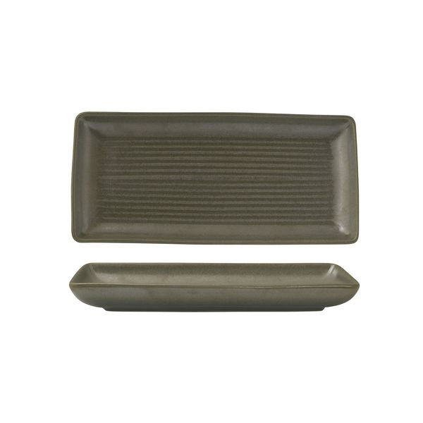 Zuma Cargo Ribbed Rectangular Platter (250x125mm)
