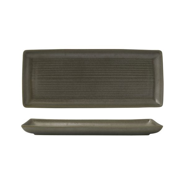 Zuma Cargo Ribbed Rectangular Platter (335x140mm)