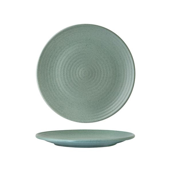 Zuma Mint Ribbed Round Plate (210mm Ø)