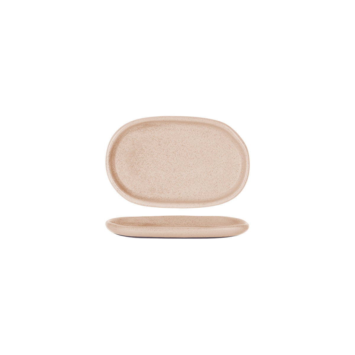 Tablekraft Naturals Sierra Beige Oval Coupe Plate 210x135mm