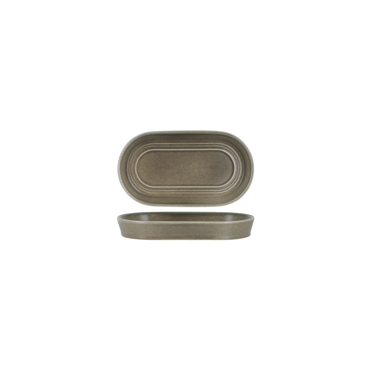 Tablekraft Urban Loft Frost Grey Oval Serve Platter 180x100mm