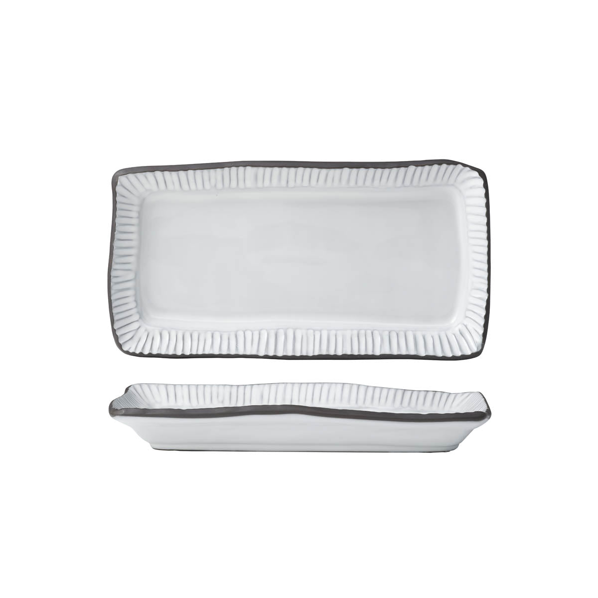 Tablekraft Linea Organics Rectangular Platter 300x160x40mm White