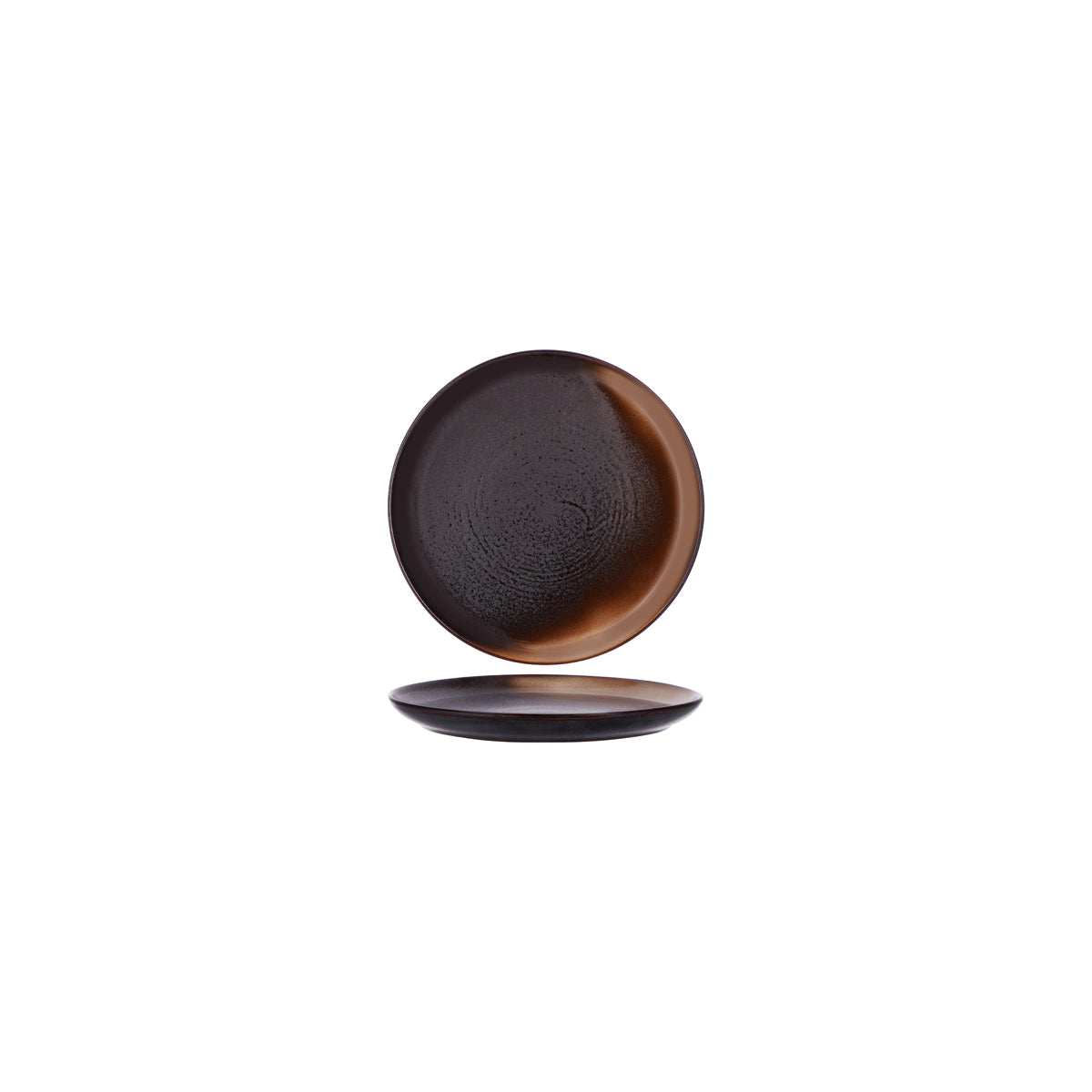 Tablekraft Urban Coffee Dust Round Coupe Plate 160x23mm