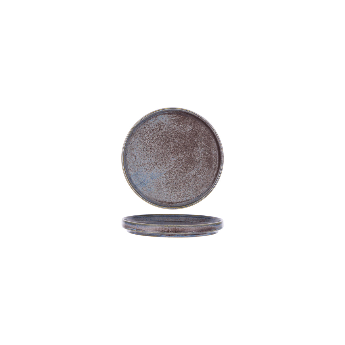 Tablekraft Urban Greystone Blue Round Stackable Plate 170x22mm