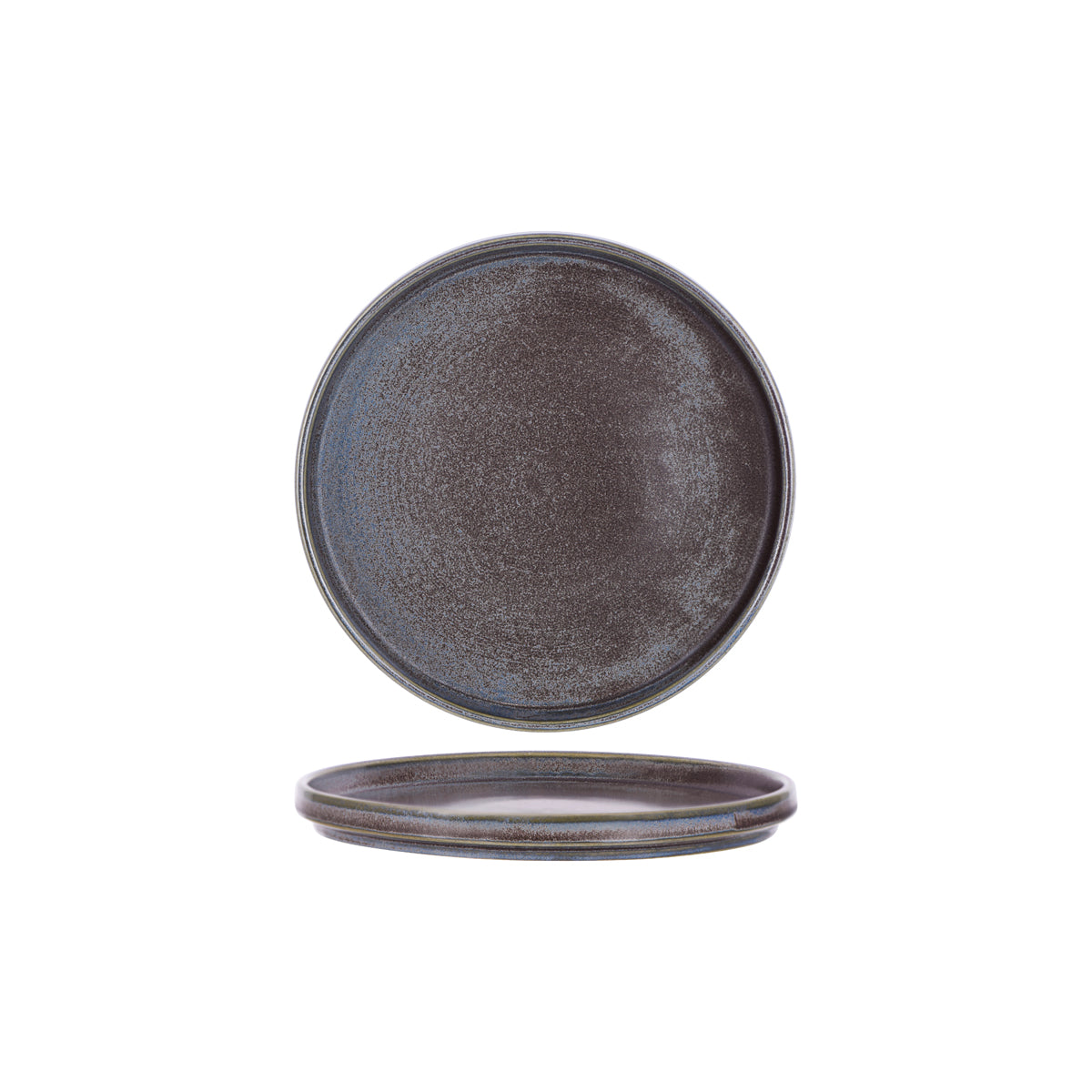 Tablekraft Urban Greystone Blue Round Stackable Plate 210x22mm