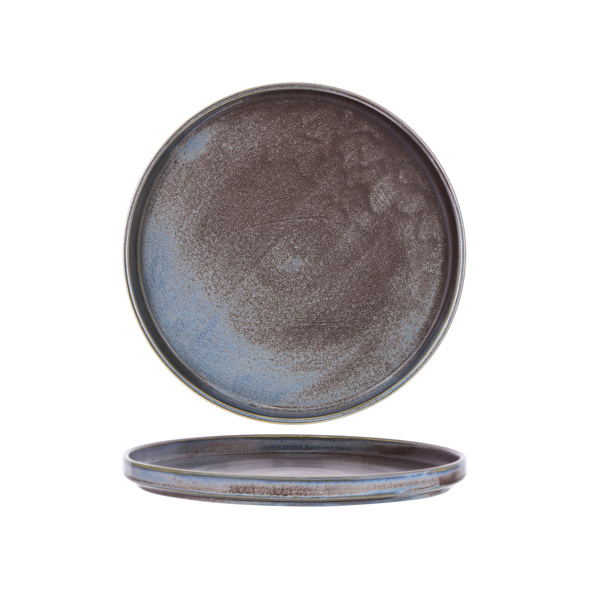 Tablekraft Urban Greystone Blue Round Stackable Plate 265x25mm