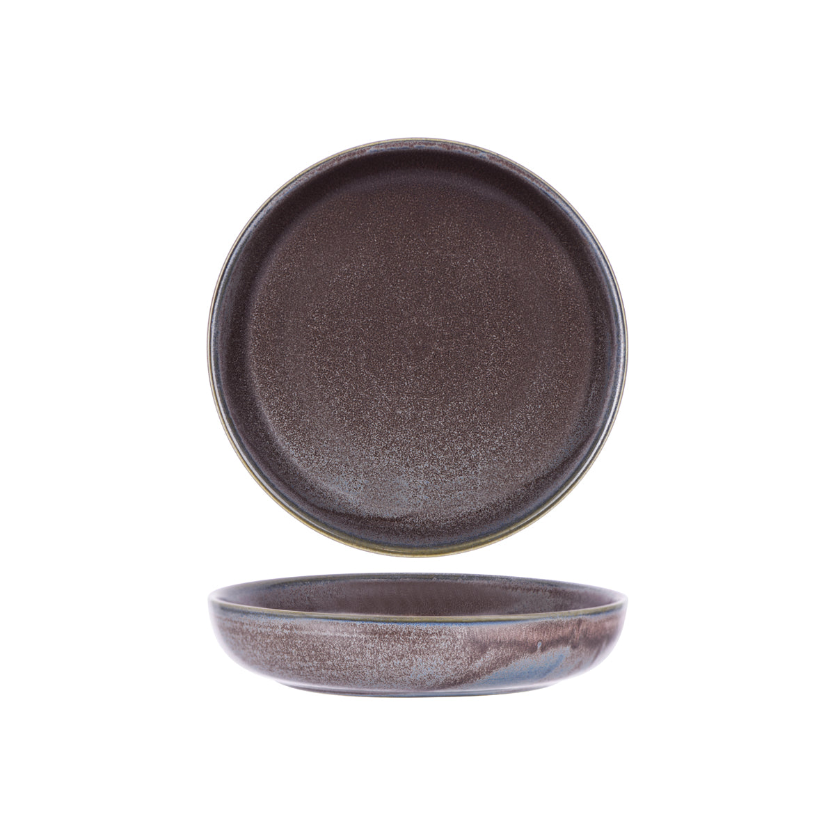 Tablekraft Urban Greystone Blue Round Flared Bowl 210x45mm (1050ml)