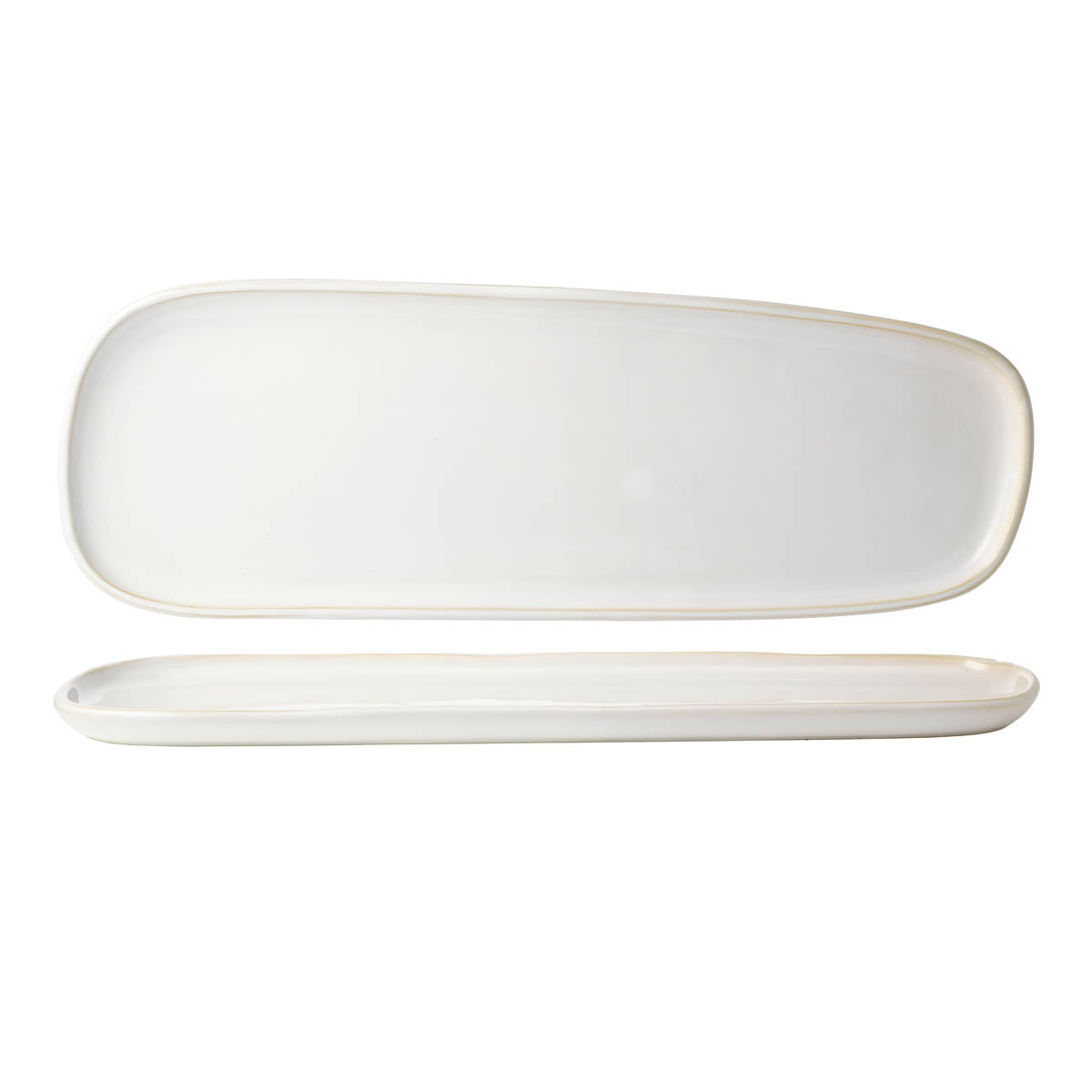 Tablekraft Urban Serve Oval Irregular Large 535x185mm White