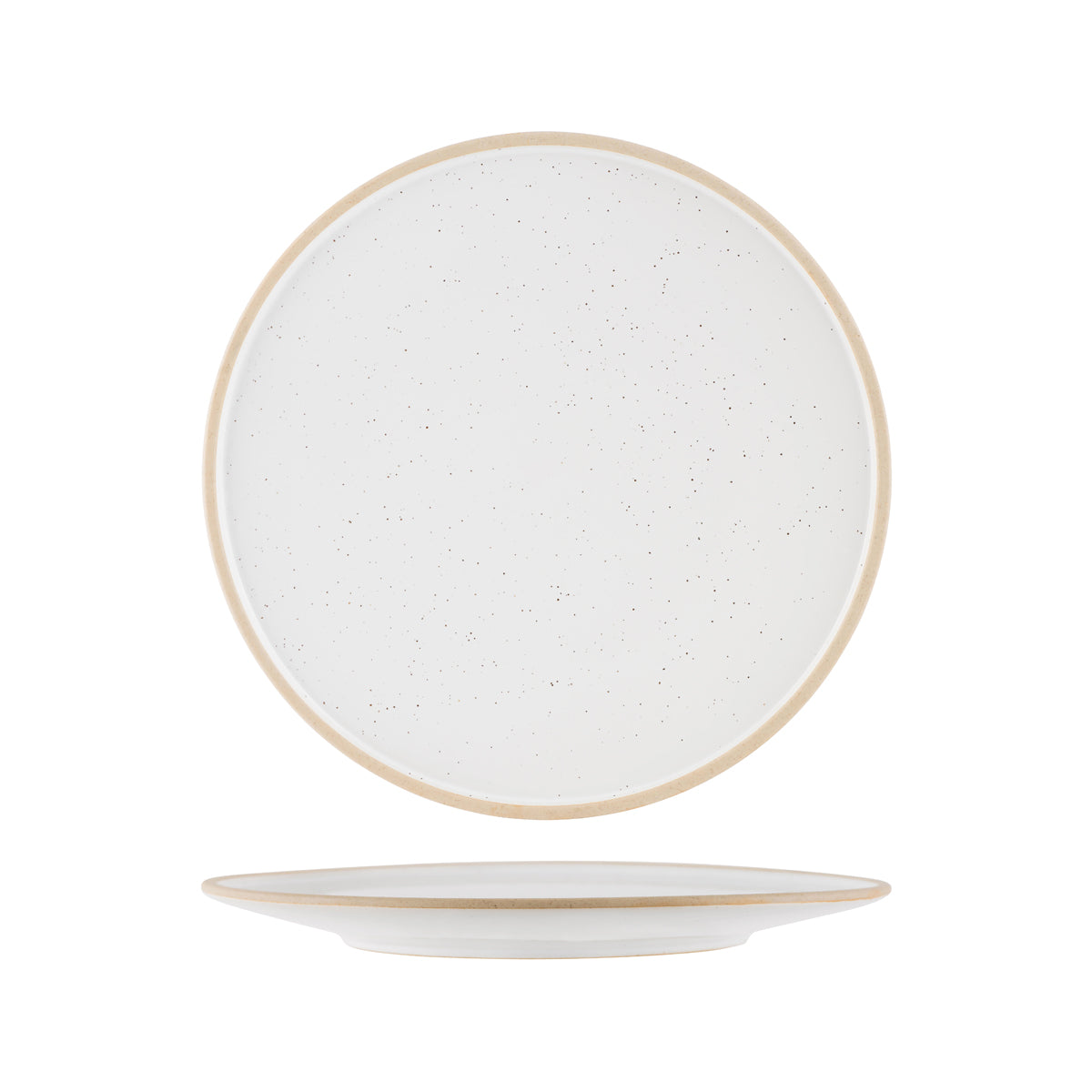 Tablekraft Soho White Pebble Round Plate 290mm