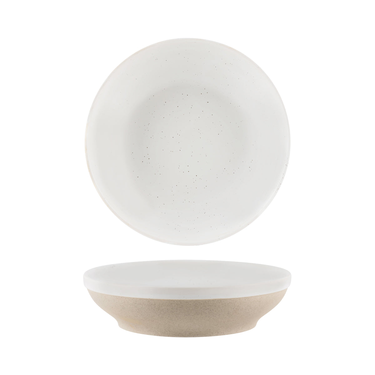 Tablekraft Soho White Pebble Round Flared Bowl 227x60mm (1300ml)