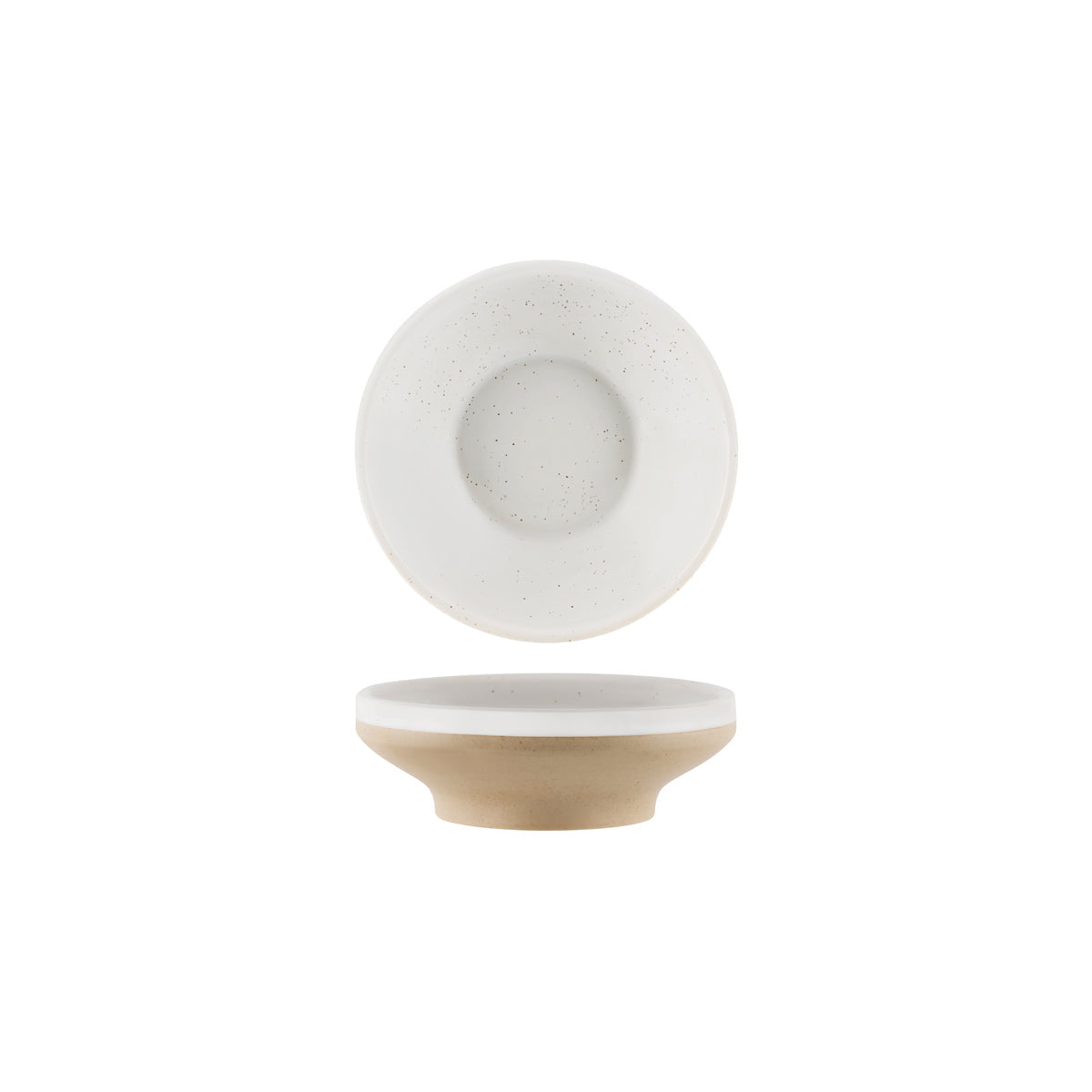 Tablekraft Soho White Pebble Footed Bowl 156x52mm (500ml)