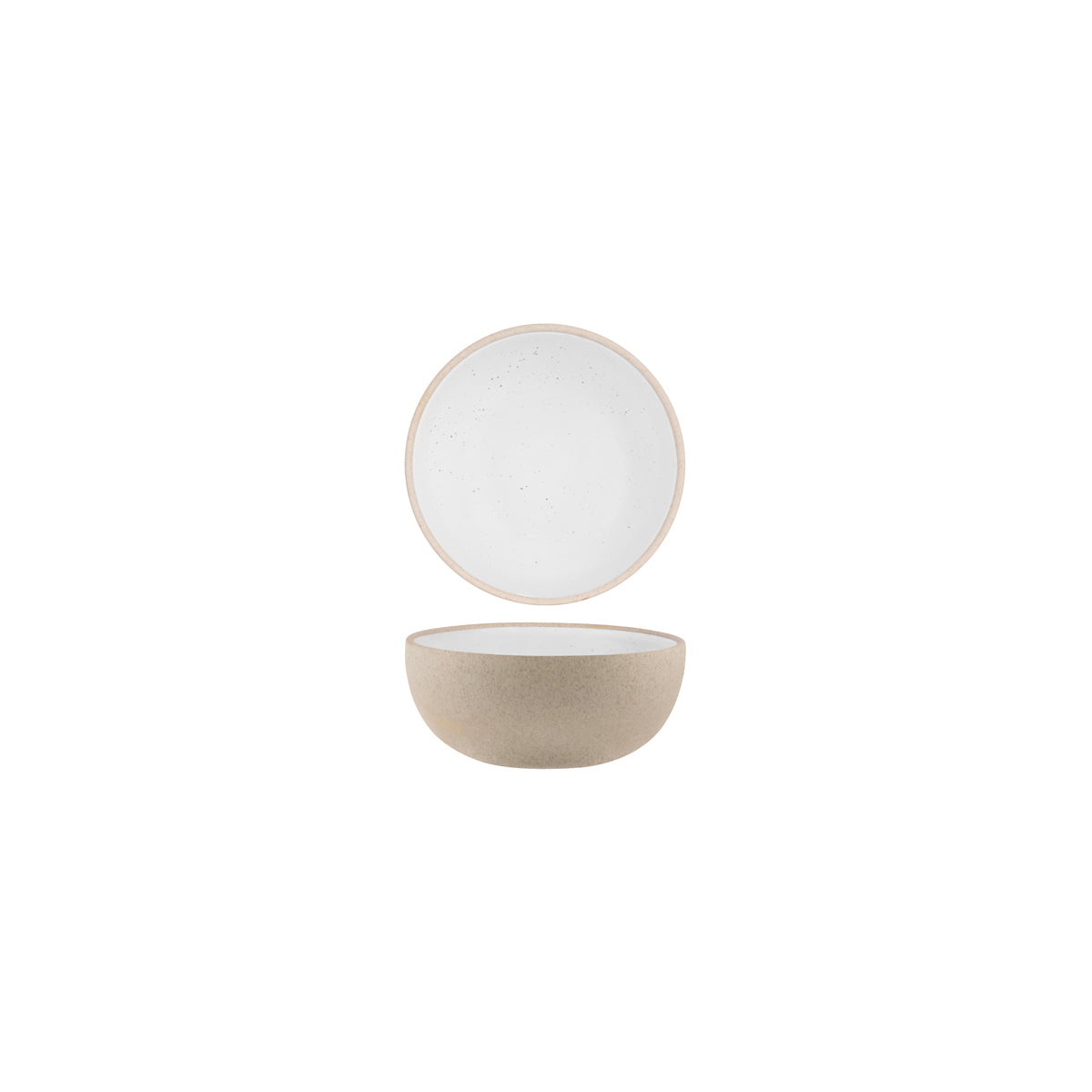 Tablekraft Soho White Pebble Round Deep Bowl 120x50mm (325ml)