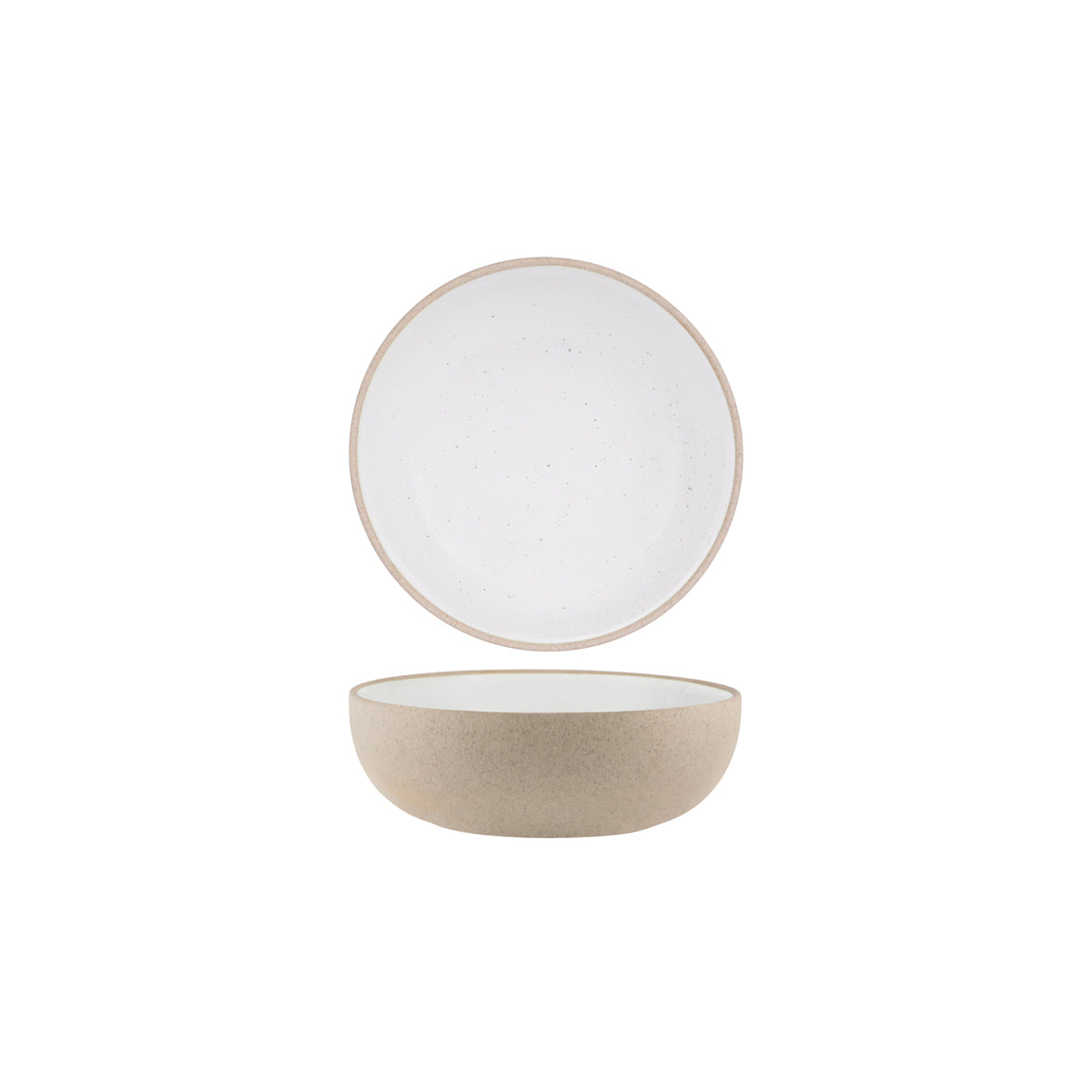Tablekraft Soho White Pebble Round Deep Bowl 170x55mm (850ml)
