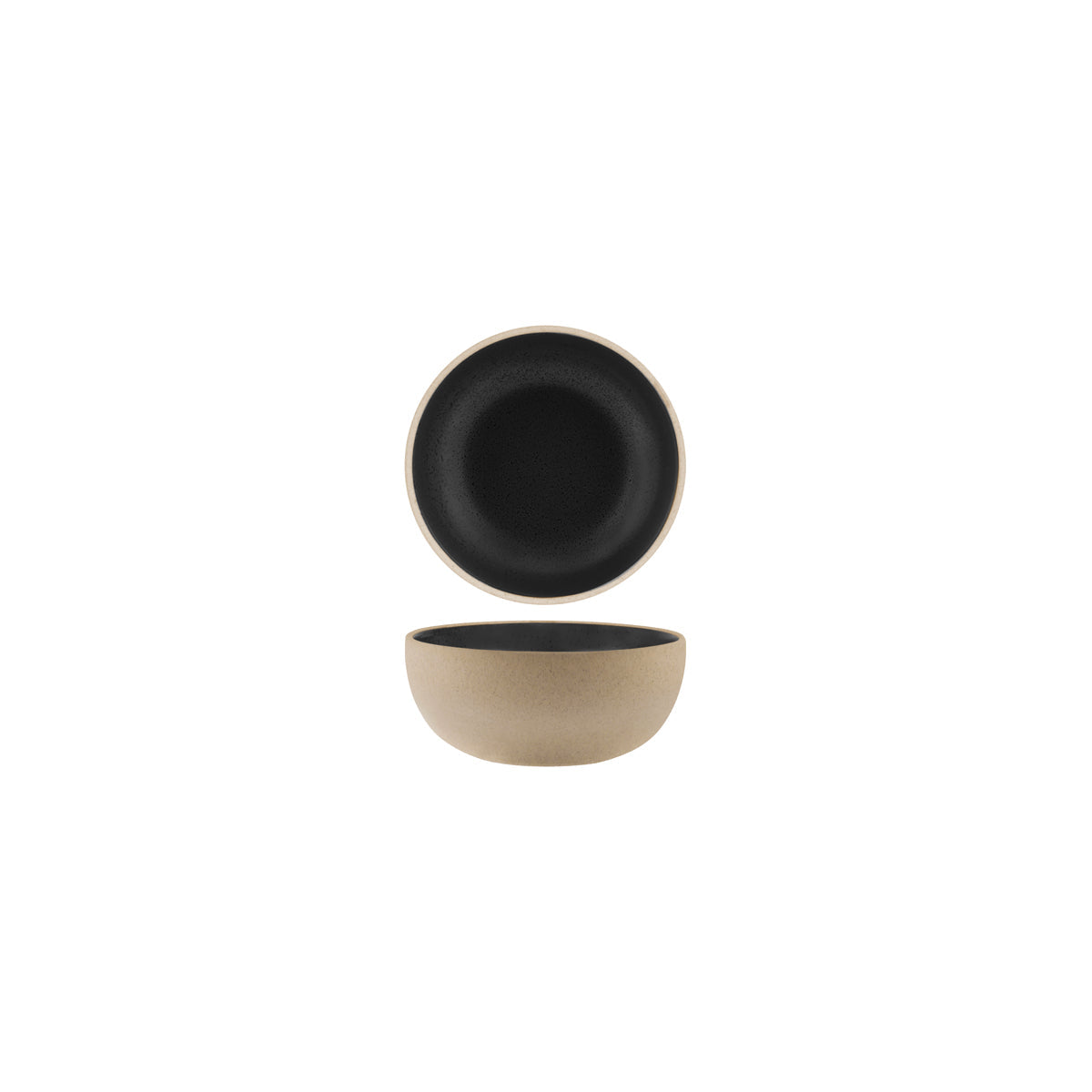 Tablekraft Soho Speckle Black Round Deep Bowl 120x50mm (325ml)