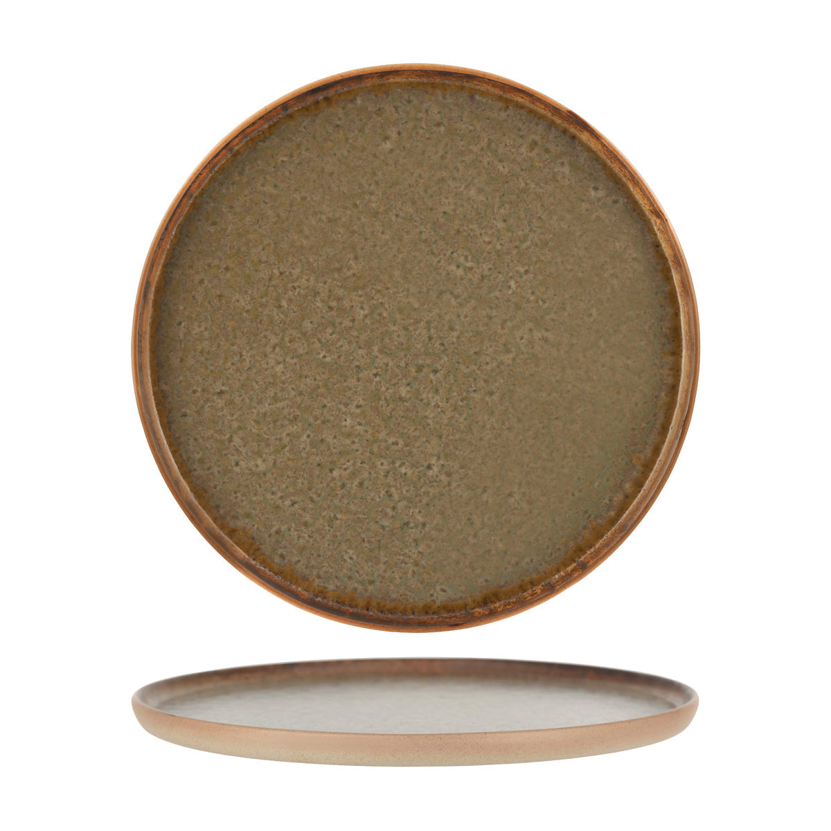 Tablekraft Soho Burnt Sienna Round Platter 330mm