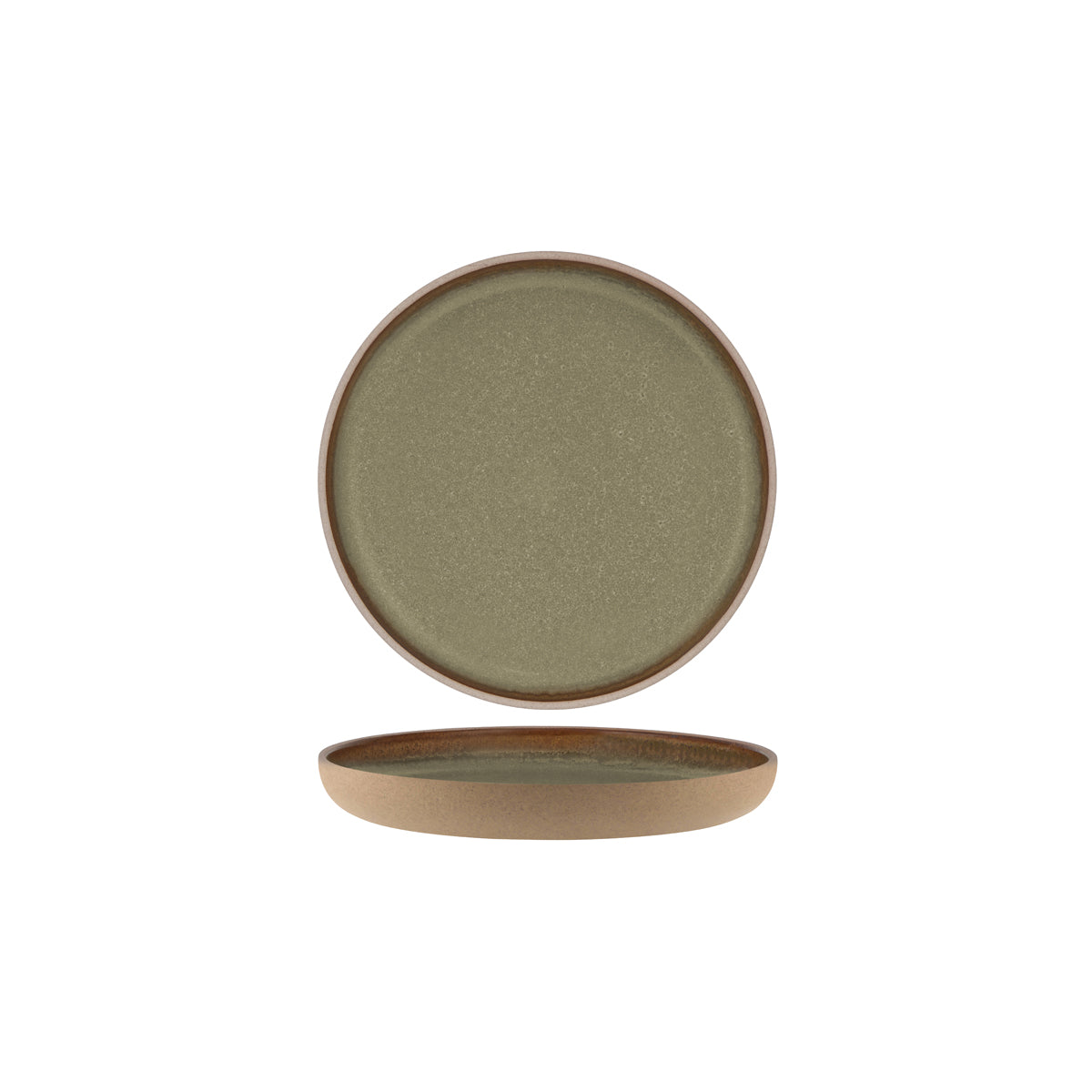 Tablekraft Soho Burnt Sienna Round Deep Coupe Plate 255mm