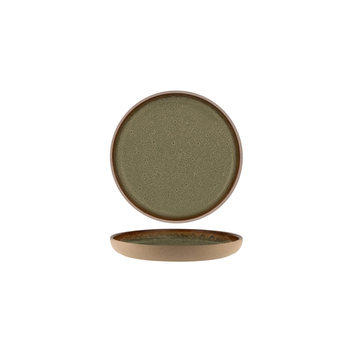 Tablekraft Soho Burnt Sienna Round Deep Coupe Plate 235mm
