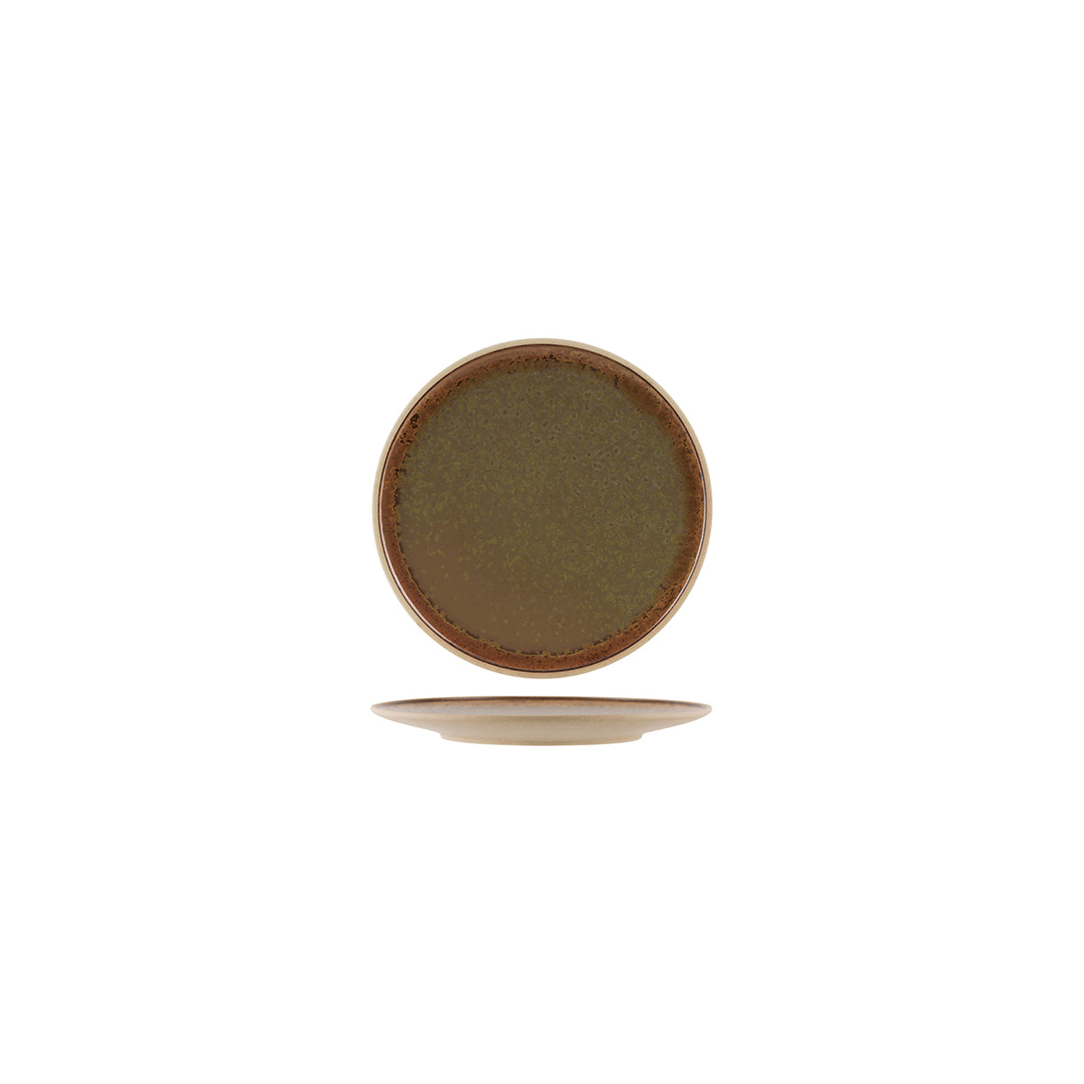 Tablekraft Soho Burnt Sienna Round Plate 160mm