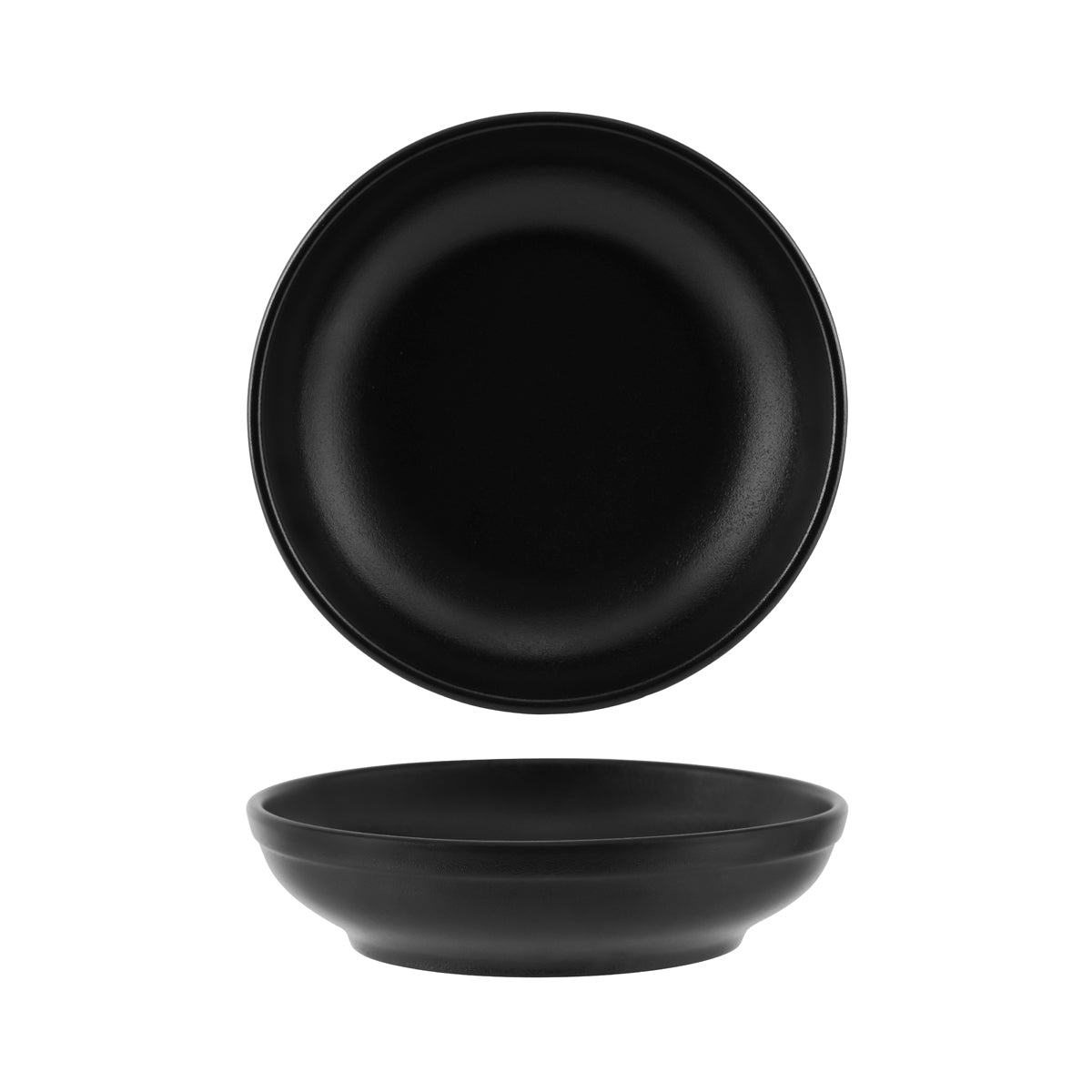 Tablekraft Black Round Flared Bowl 230mm
