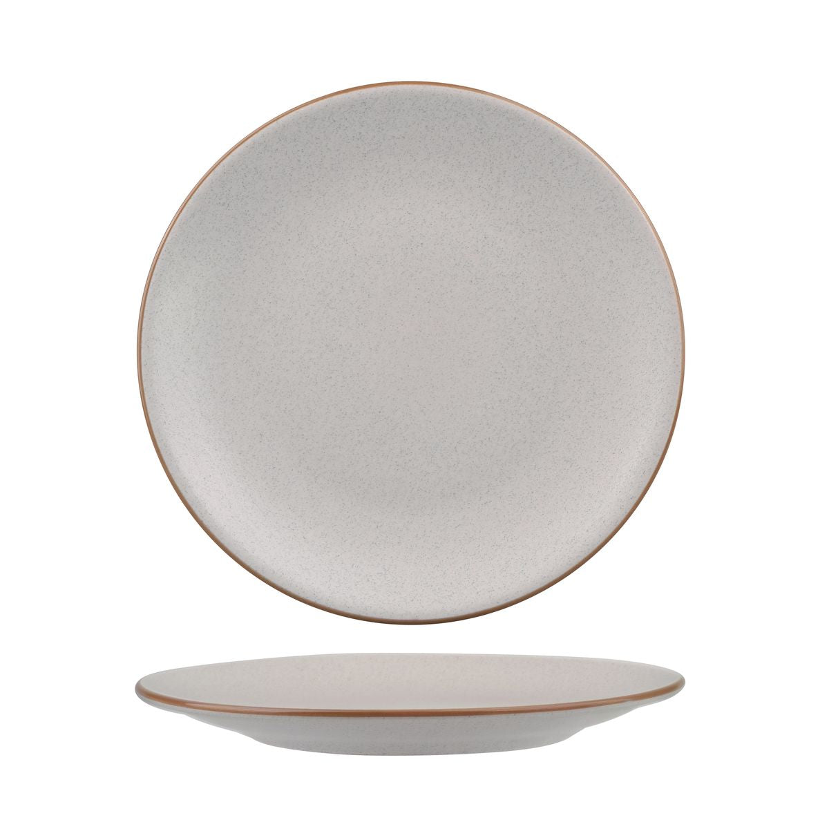 Zuma Mineral Round Coupe Plate (230mm Ø)