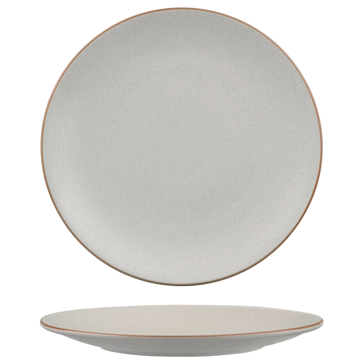 Zuma Mineral Round Coupe Plate (310mm Ø)