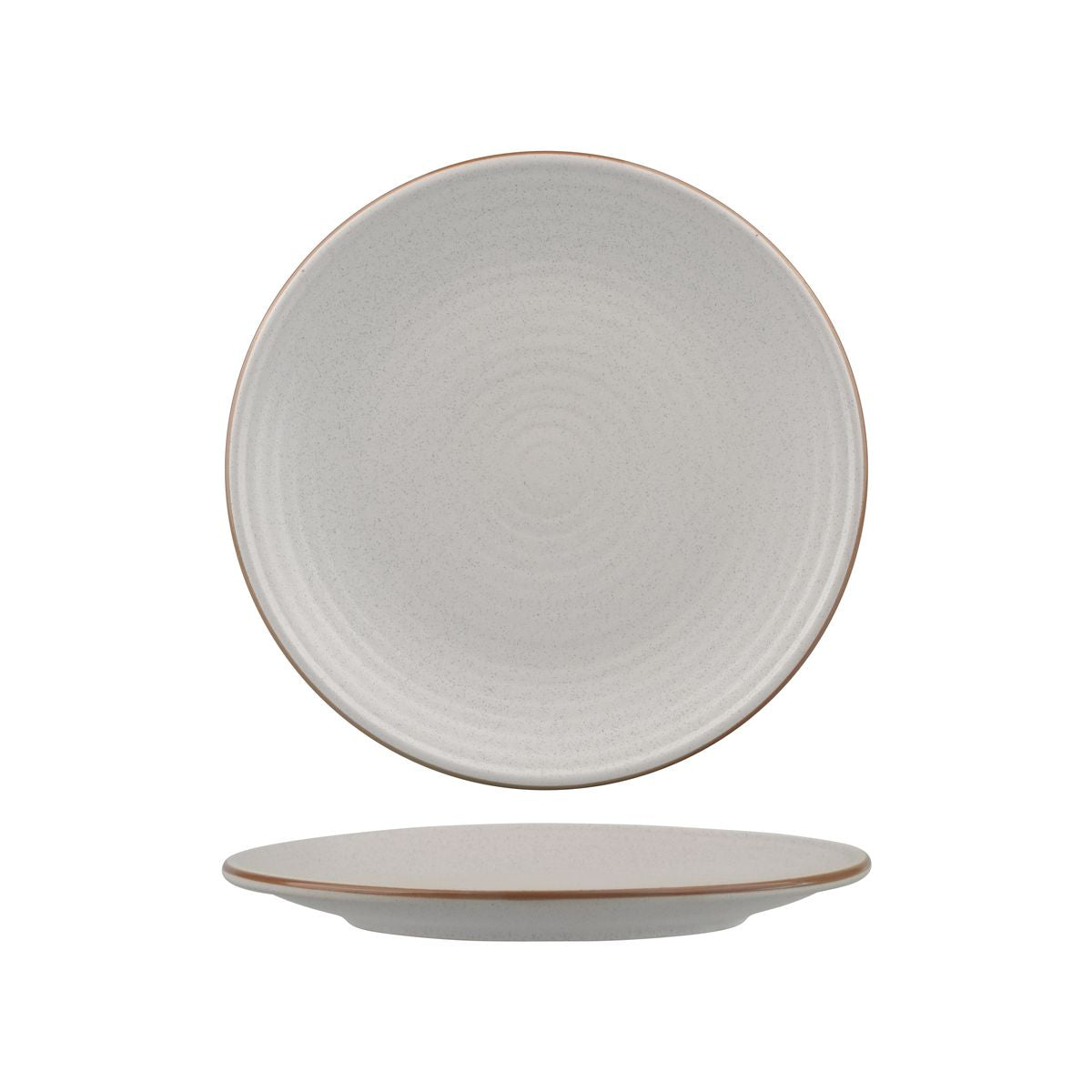 Zuma Mineral Ribbed Round Plate (210mm Ø)