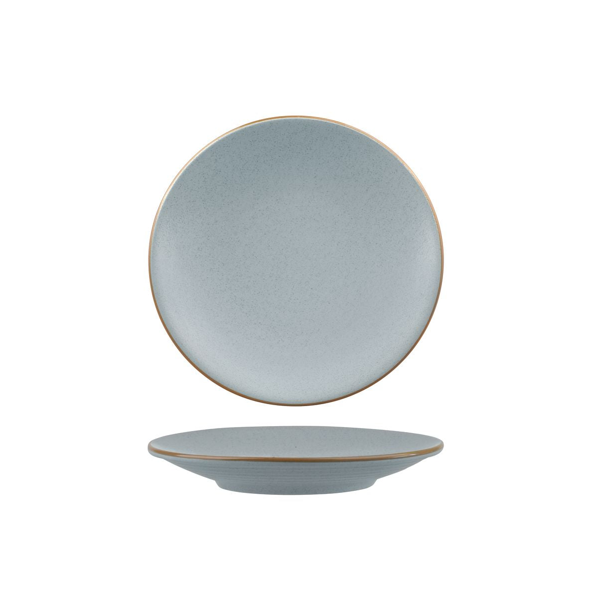 Zuma Bluestone Round Coupe Plate (180mm Ø)