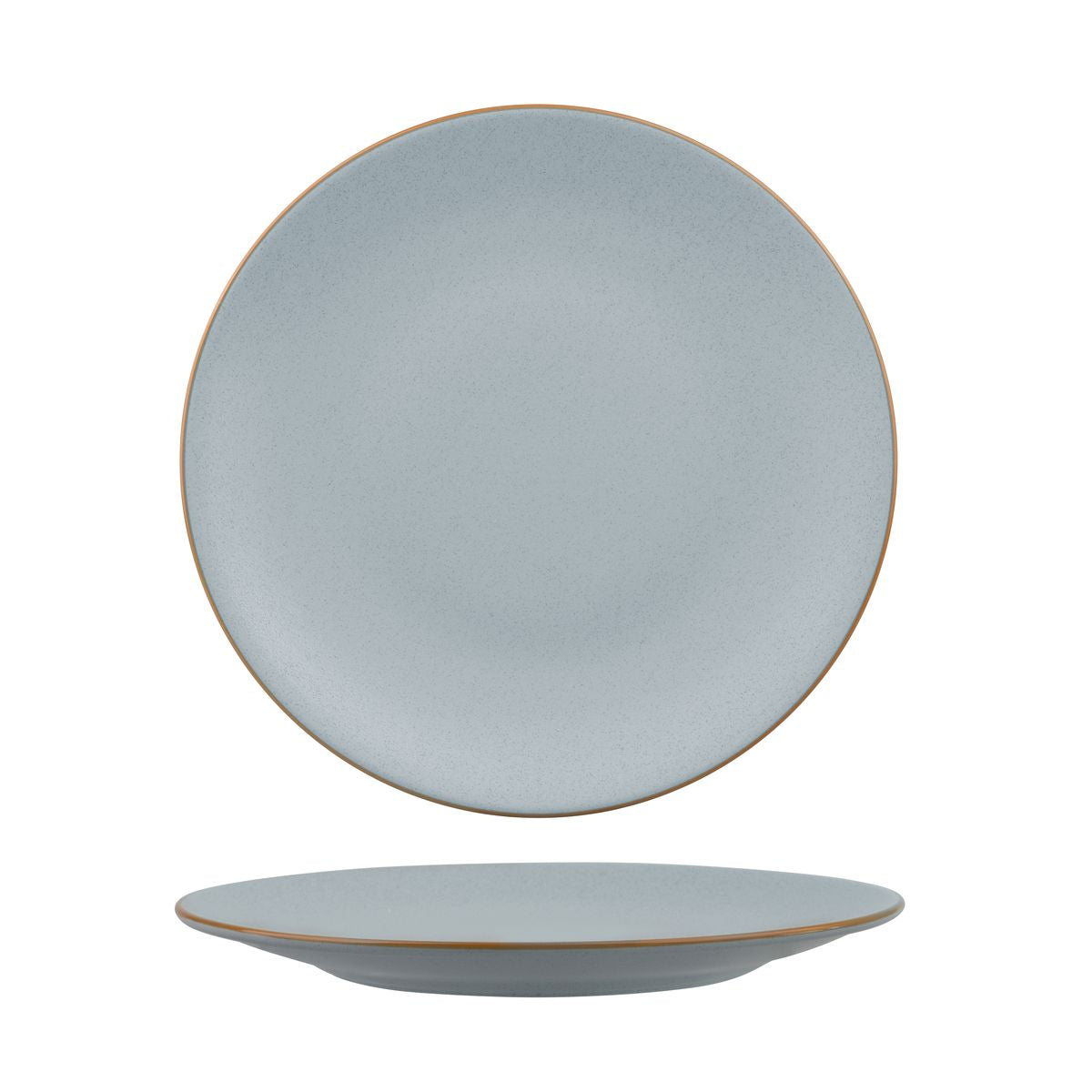 Zuma Bluestone Round Coupe Plate (260mm Ø)