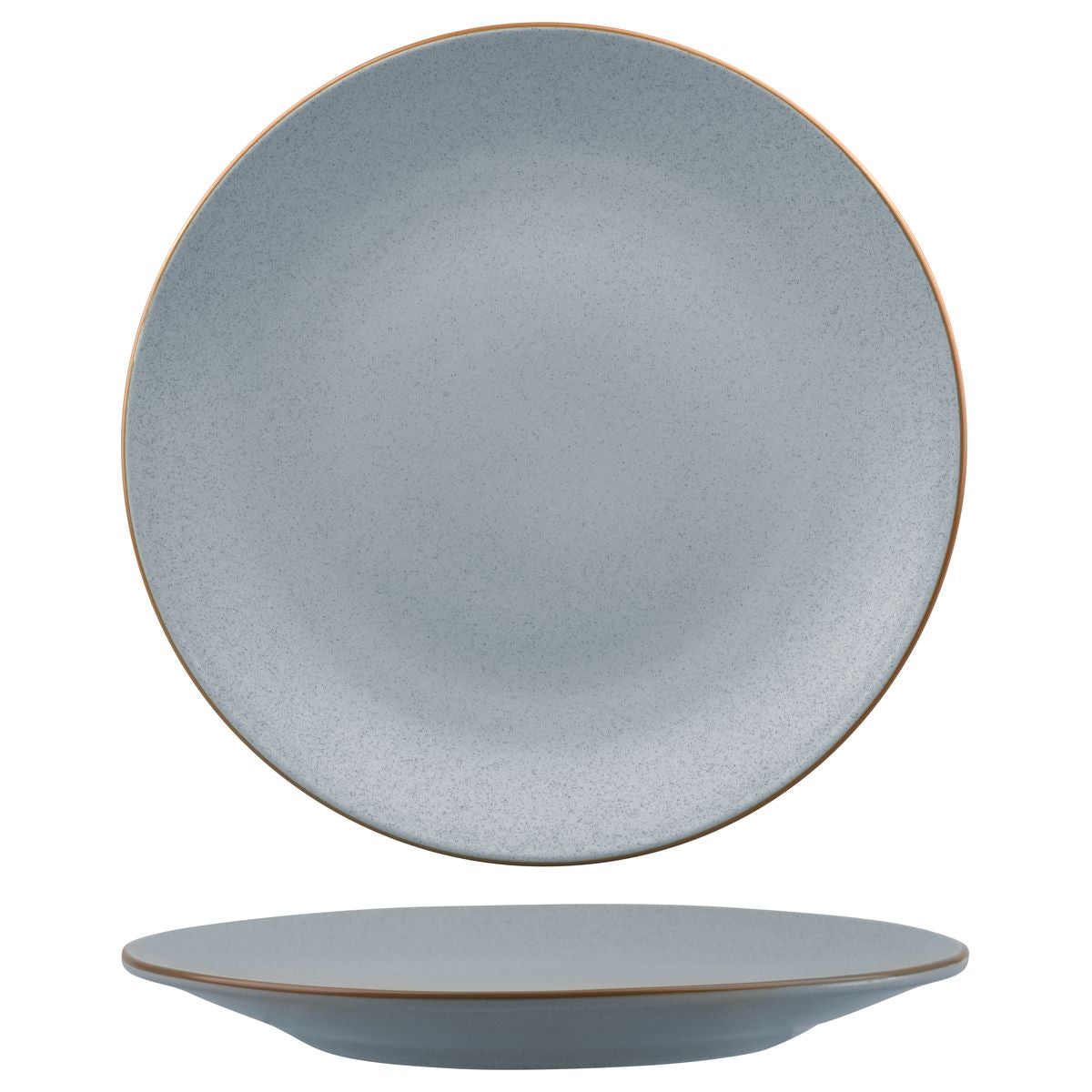 Zuma Bluestone Round Coupe Plate (310mm Ø)
